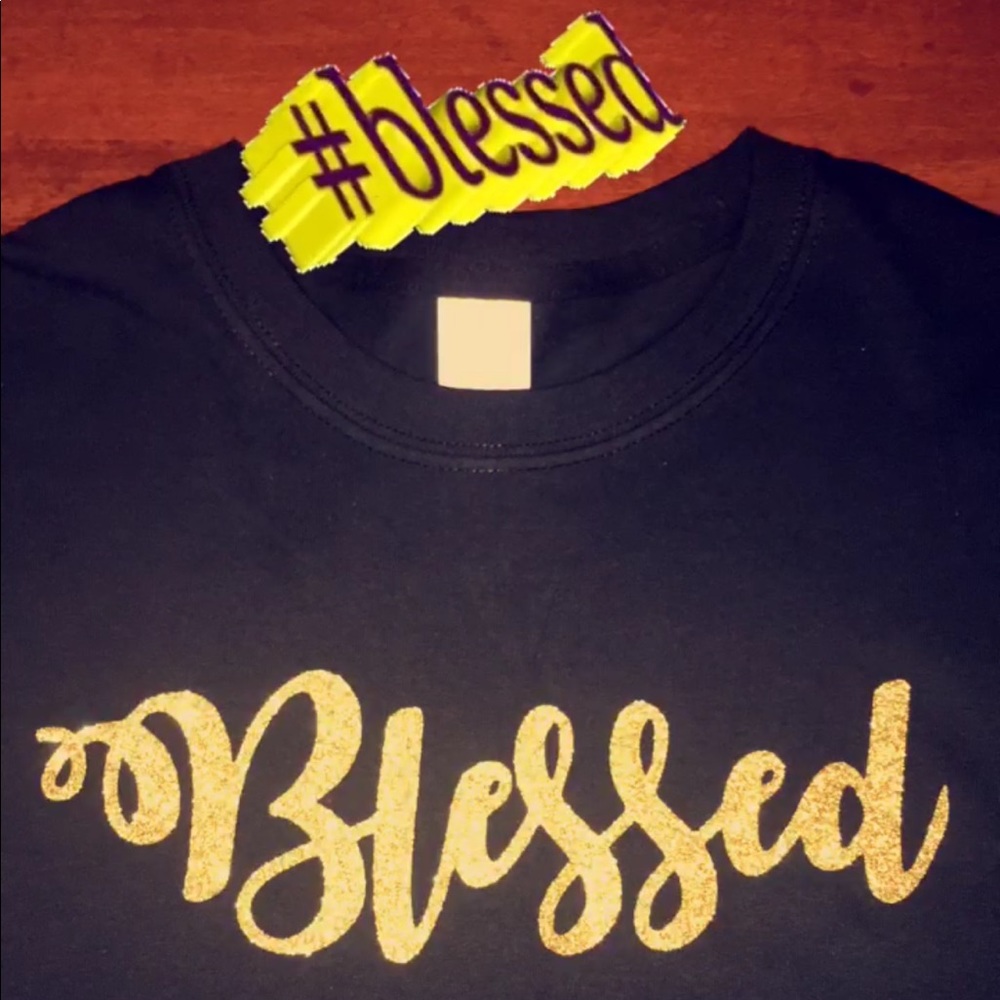 XL Blessed Black T-Shirt